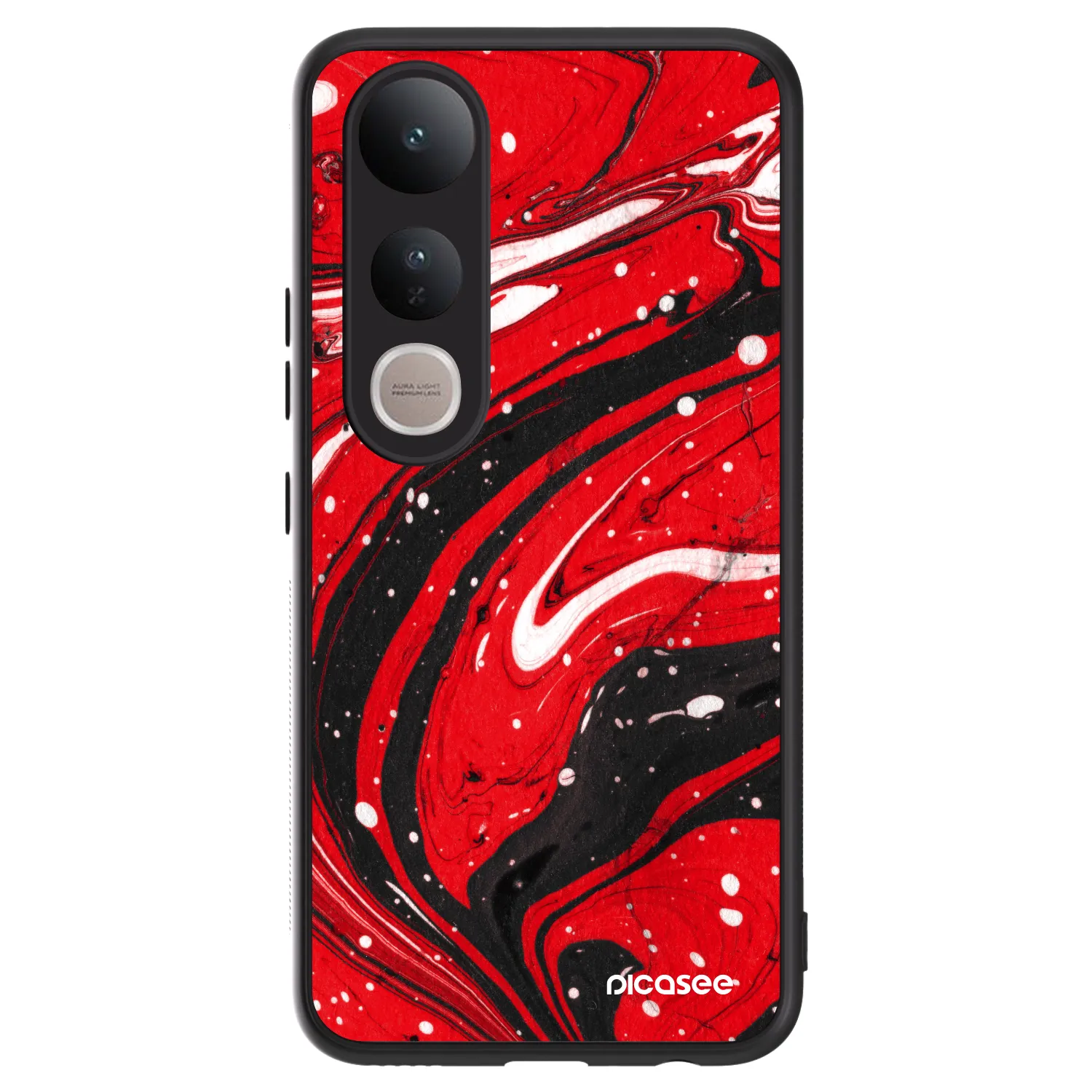 Picasee ULTIMATE CASE für Vivo V50 Lite 5G - Red black