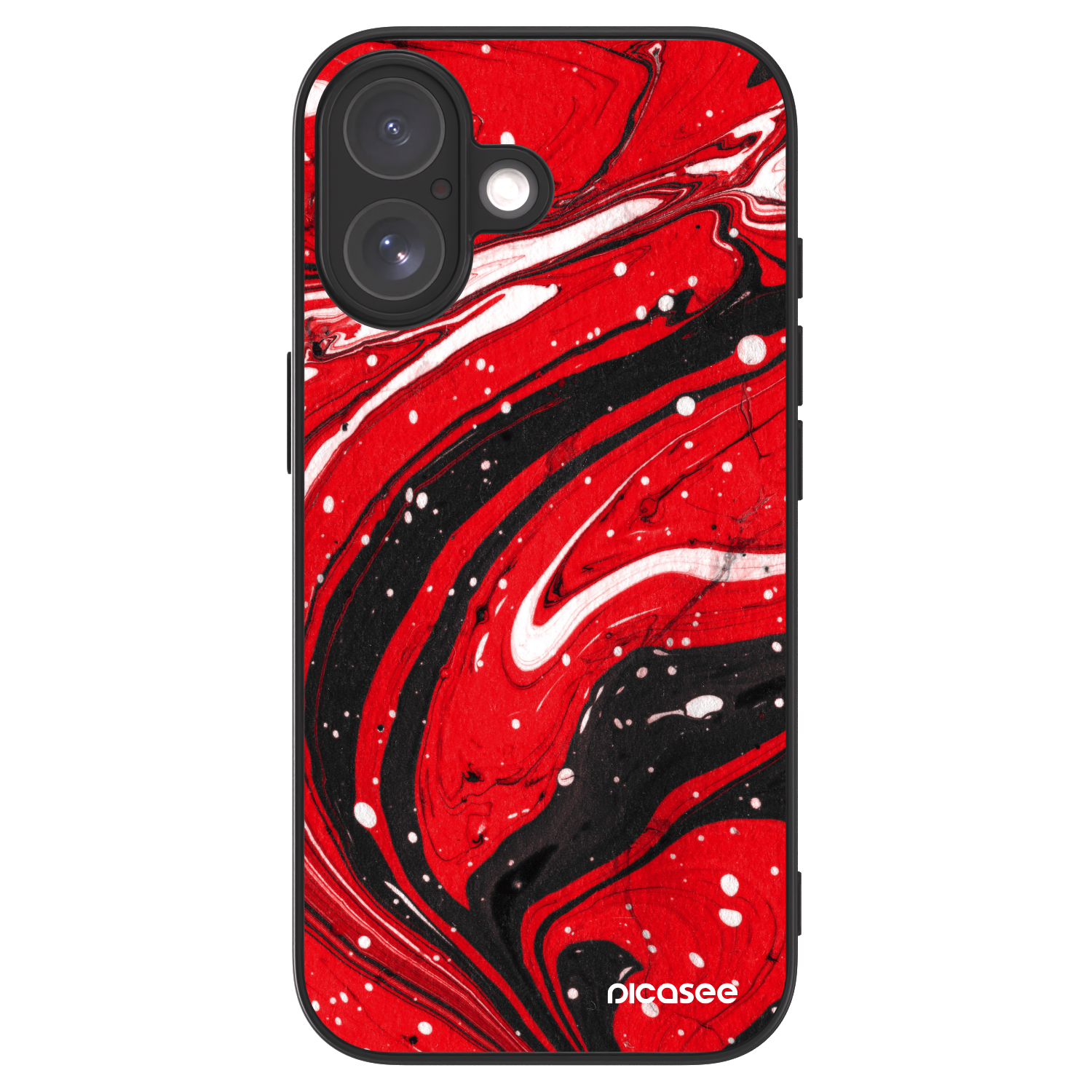 Picasee ULTIMATE CASE für Apple iPhone 17 - Red black