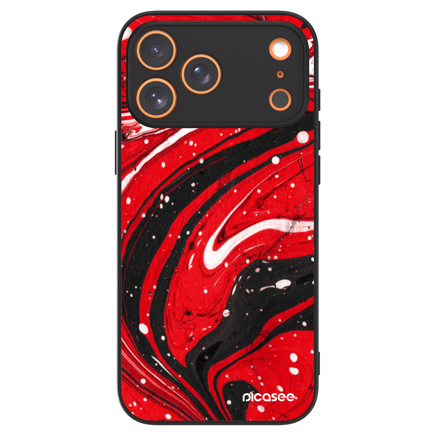 Picasee ULTIMATE CASE MagSafe für Apple iPhone 17 Pro Max - Red black