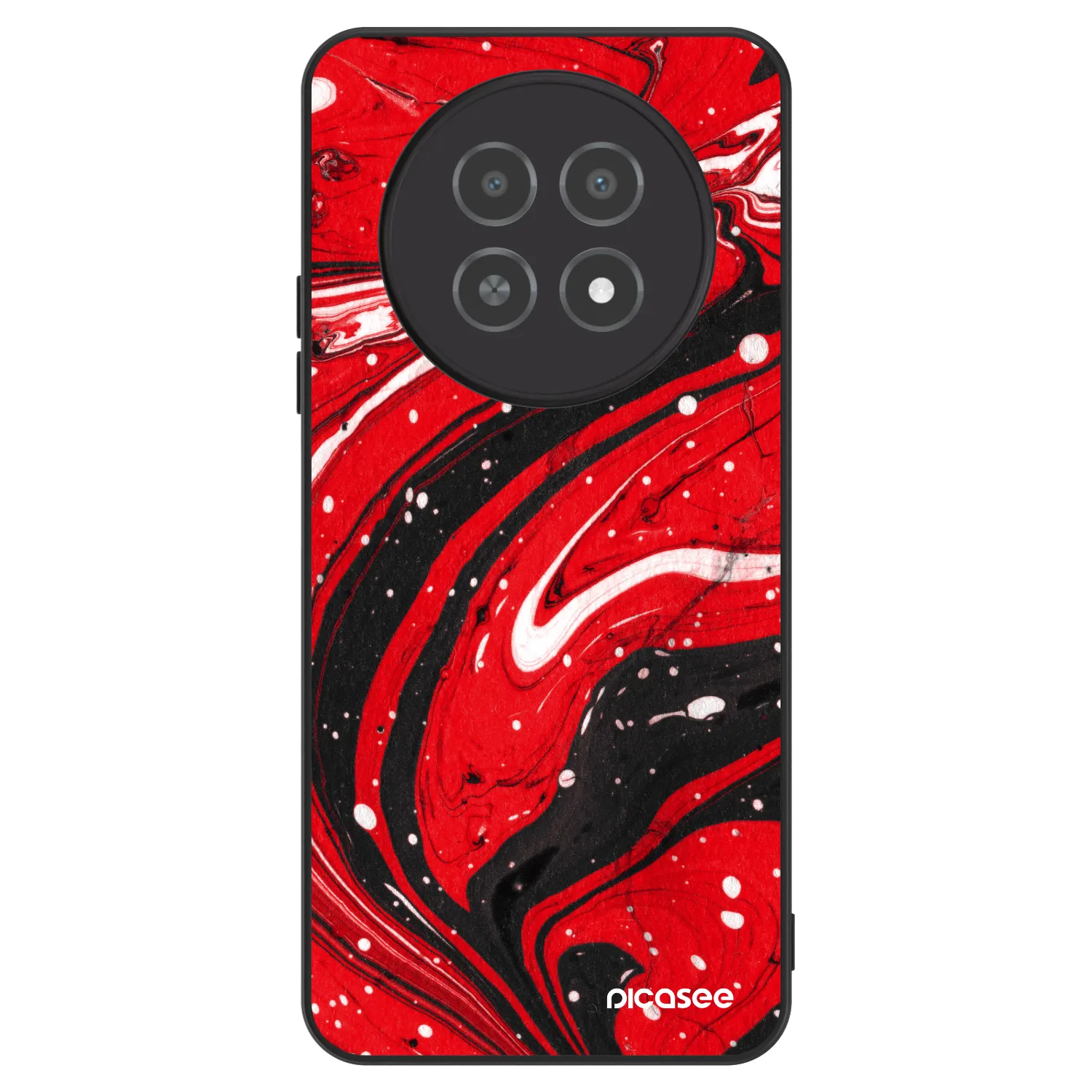 Picasee ULTIMATE CASE für Realme 12X - Red black