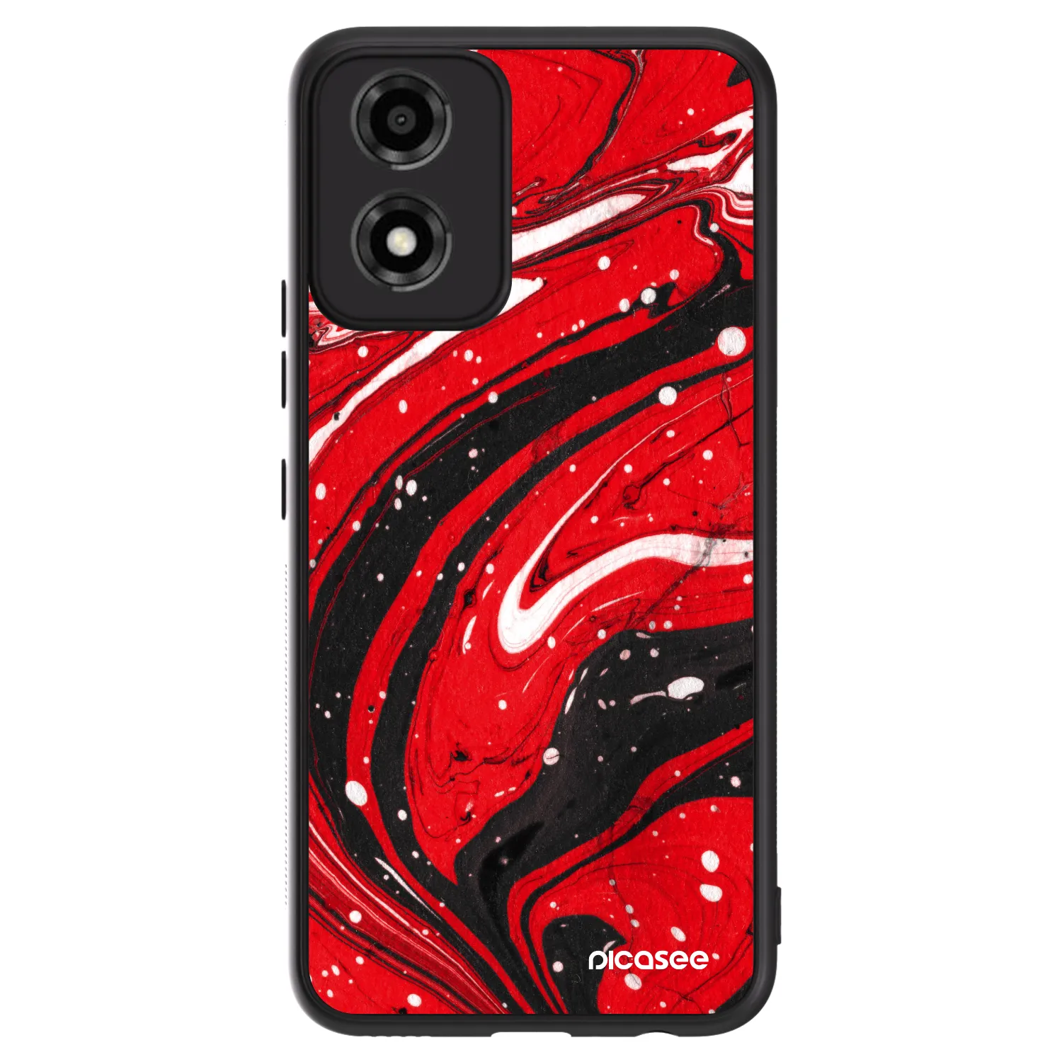 Picasee ULTIMATE CASE für Motorola Moto E14 - Red black