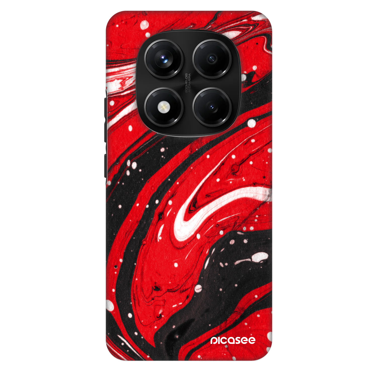 Picasee Fashion Case für Xiaomi Redmi Note 14 Pro+ 5G - Red black