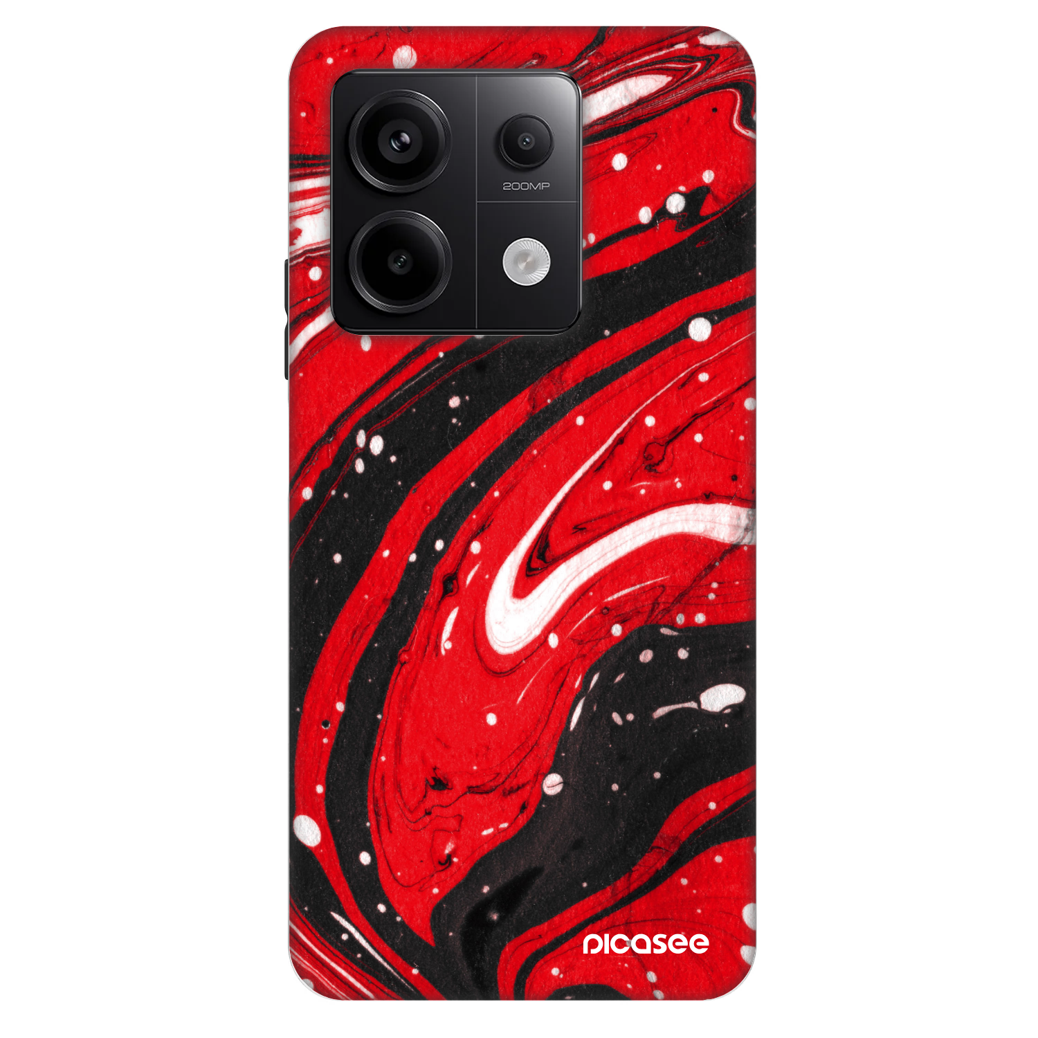 Picasee Fashion Case für Xiaomi Redmi Note 13 Pro 5G - Red black