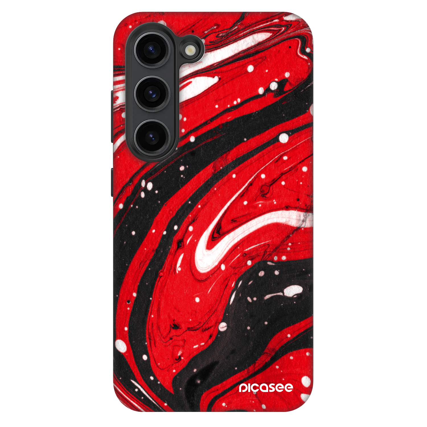 Picasee Fashion Case für Samsung Galaxy S23+ 5G - Red black