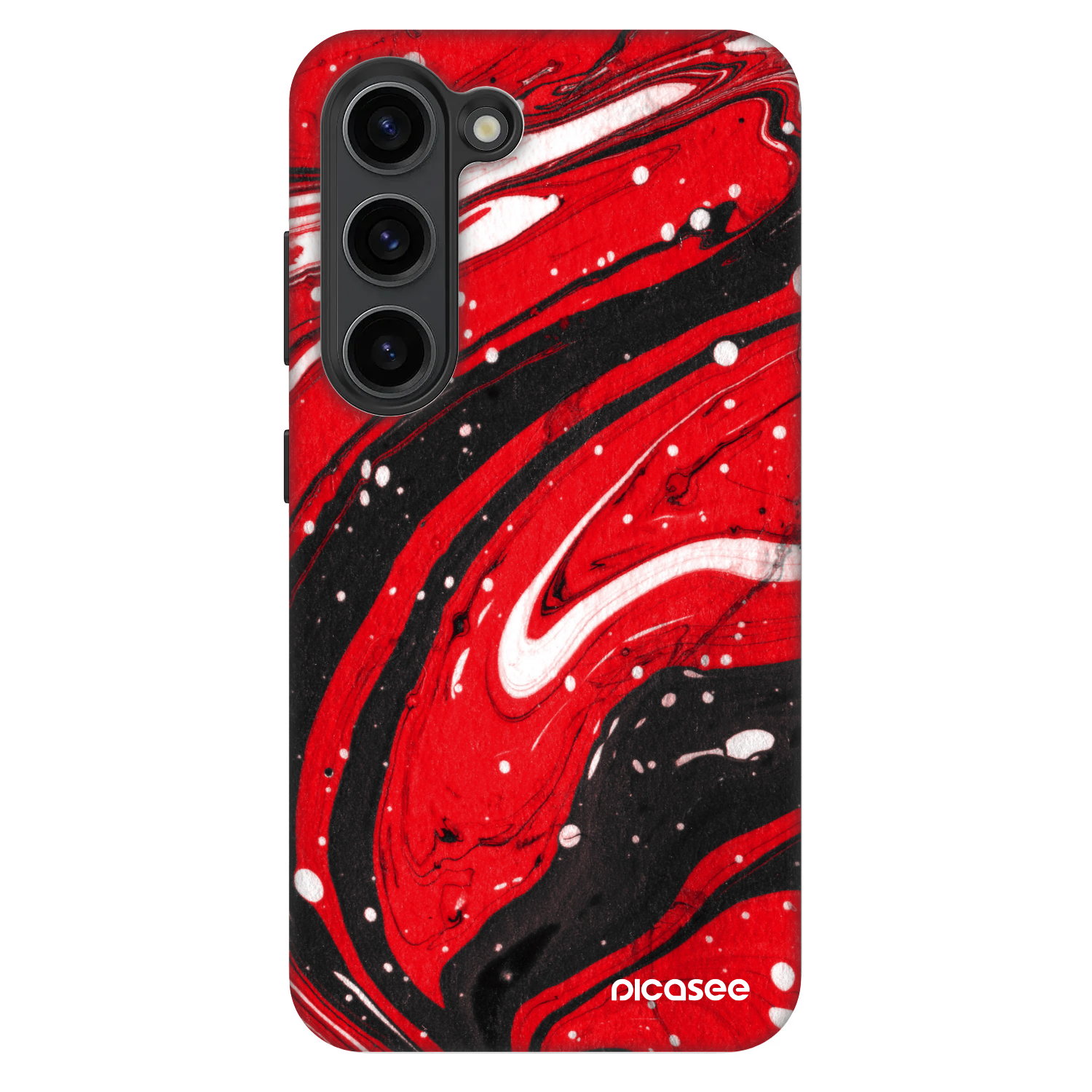 Picasee Fashion Case für Samsung Galaxy S23 5G - Red black