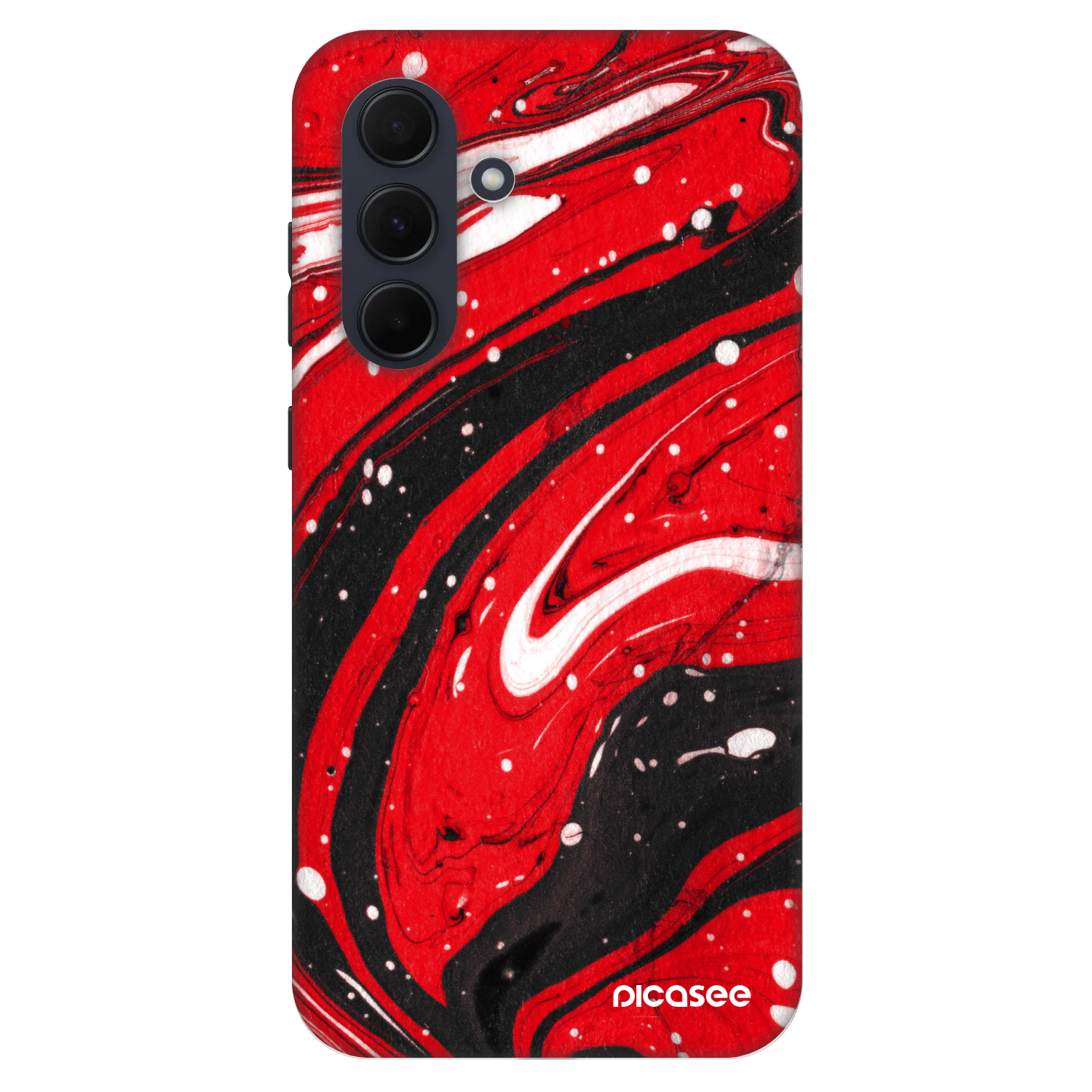 Picasee Fashion Case für Samsung Galaxy A35 5G A356B - Red black