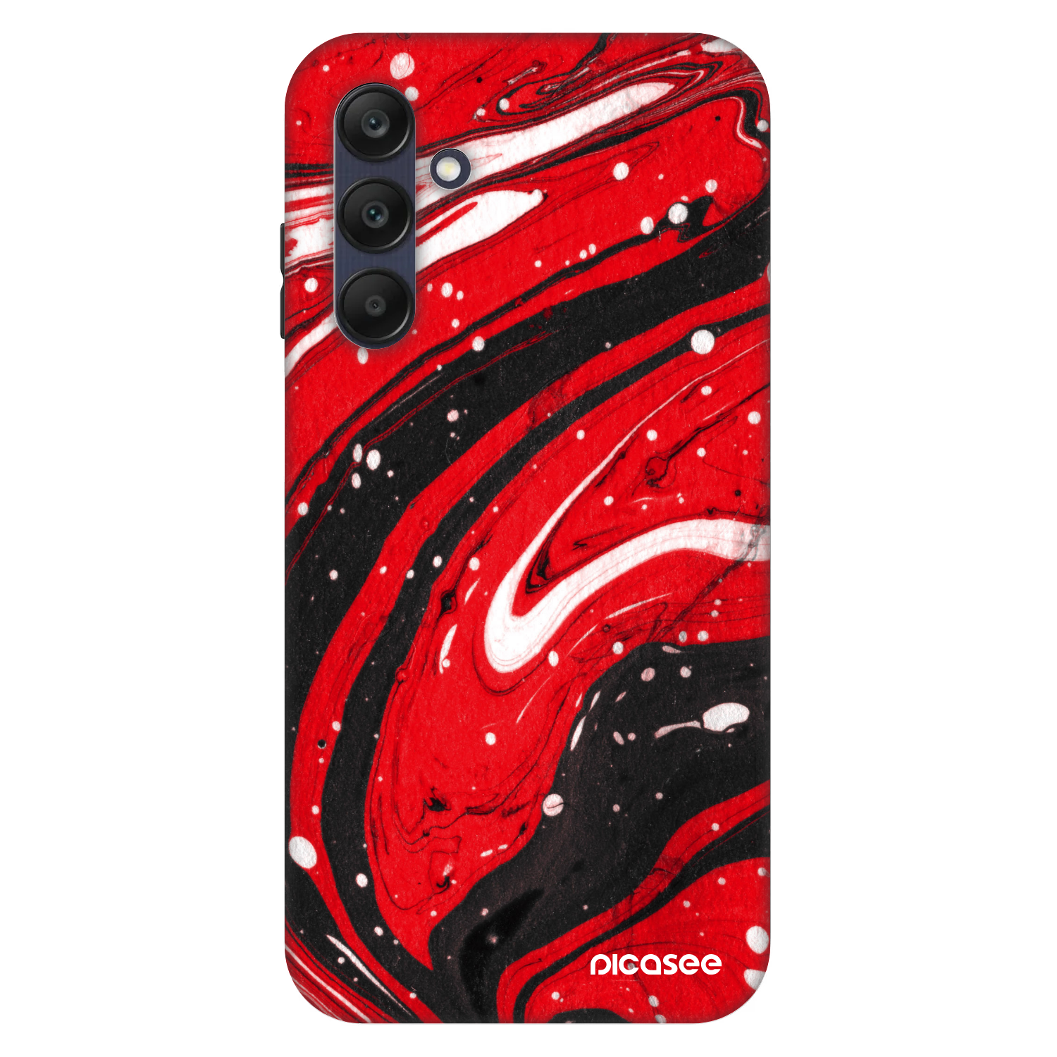 Picasee Fashion Case für Samsung Galaxy A25 A256B 5G - Red black