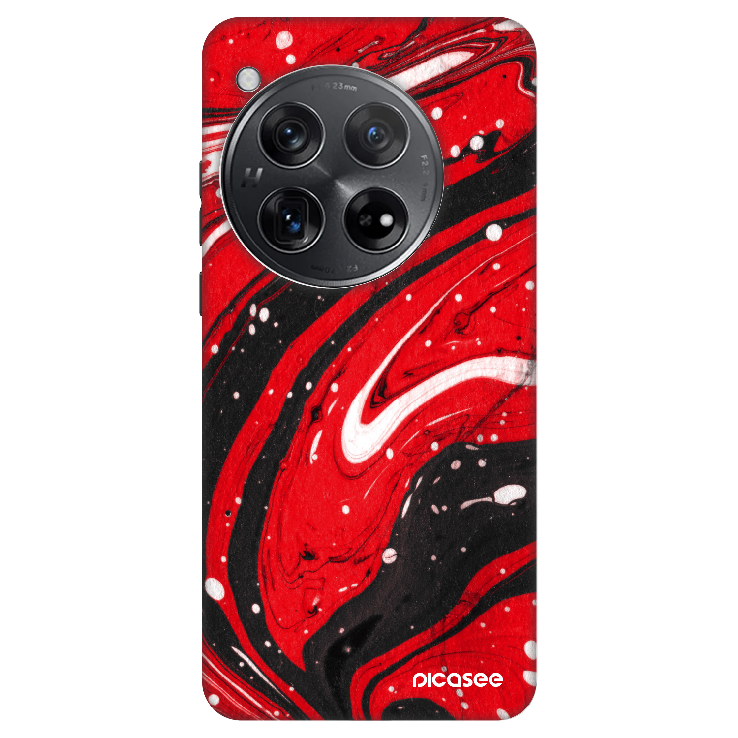 Picasee Fashion Case für OnePlus 12 5G - Red black