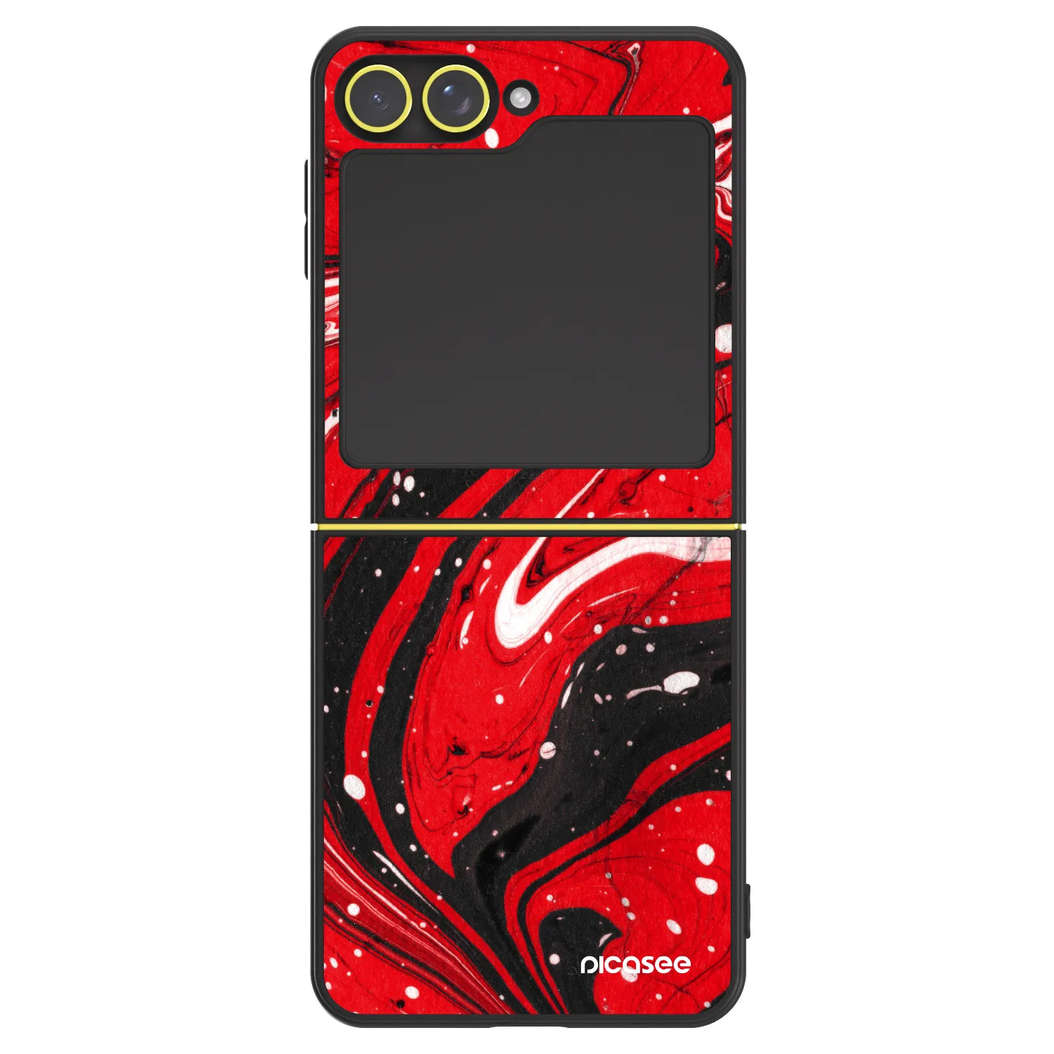 Picasee ULTIMATE CASE für Samsung Galaxy Z Flip7 FE 5G - Red black