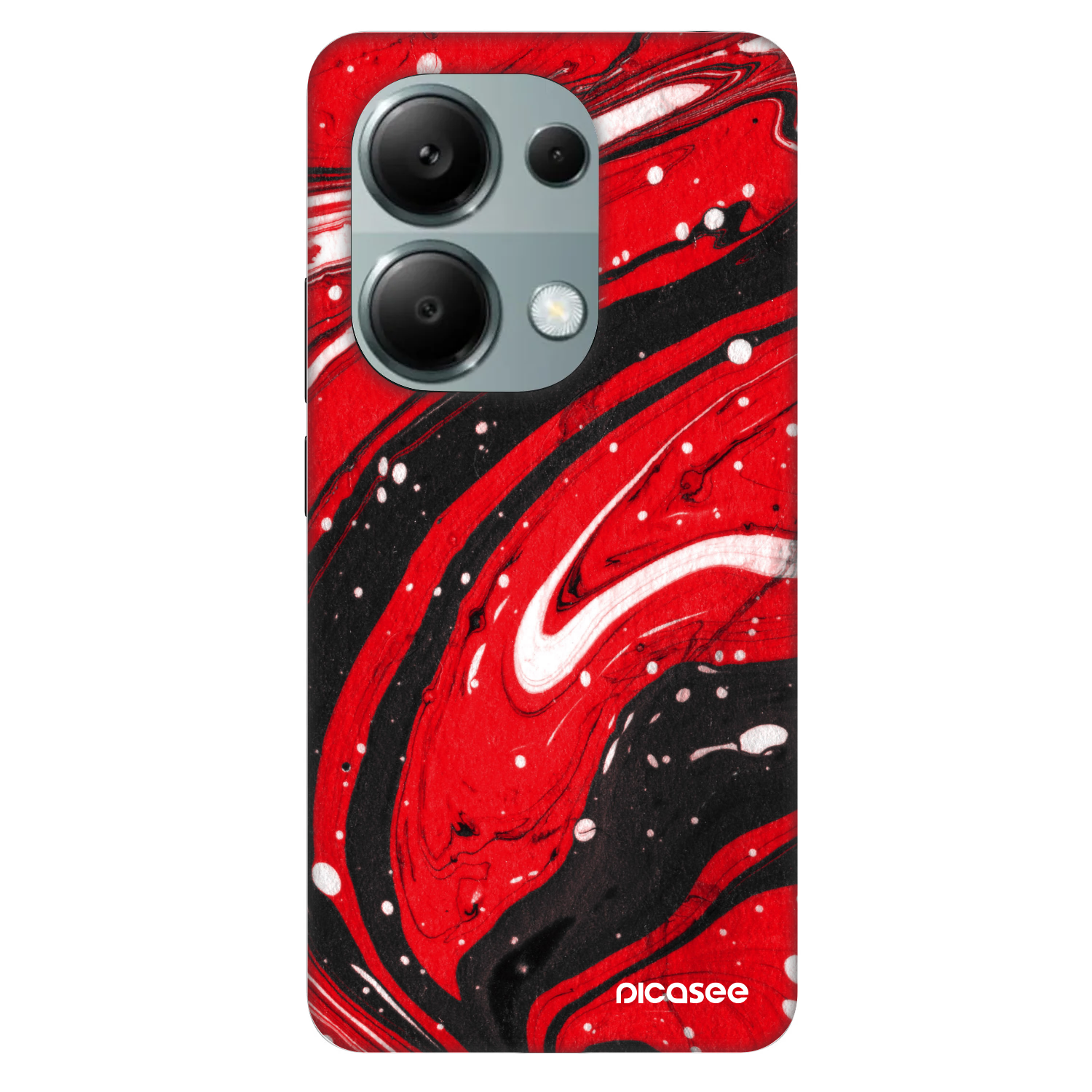 Picasee Fashion Case für Xiaomi Redmi Note 13 Pro 4G - Red black