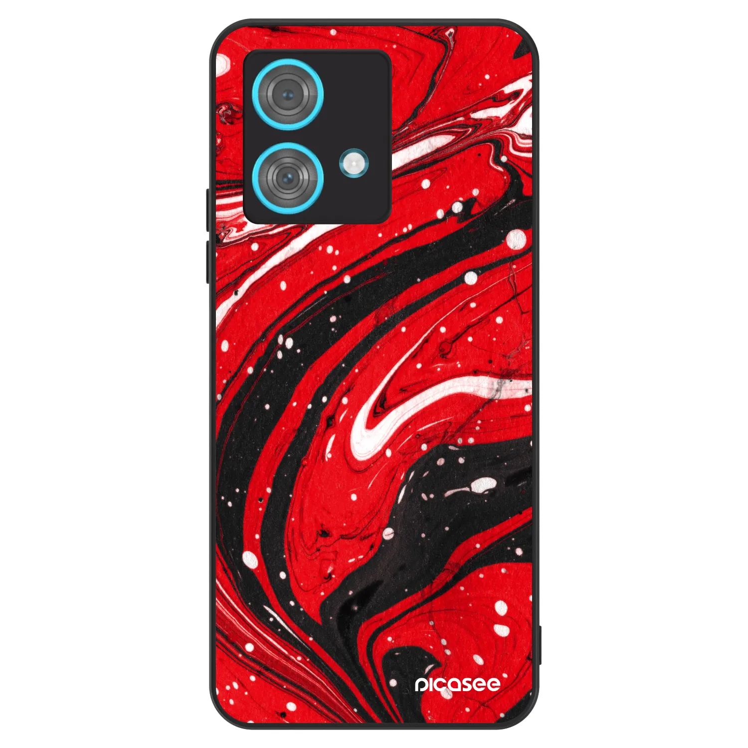 Picasee ULTIMATE CASE für Motorola Edge 40 Neo - Red black