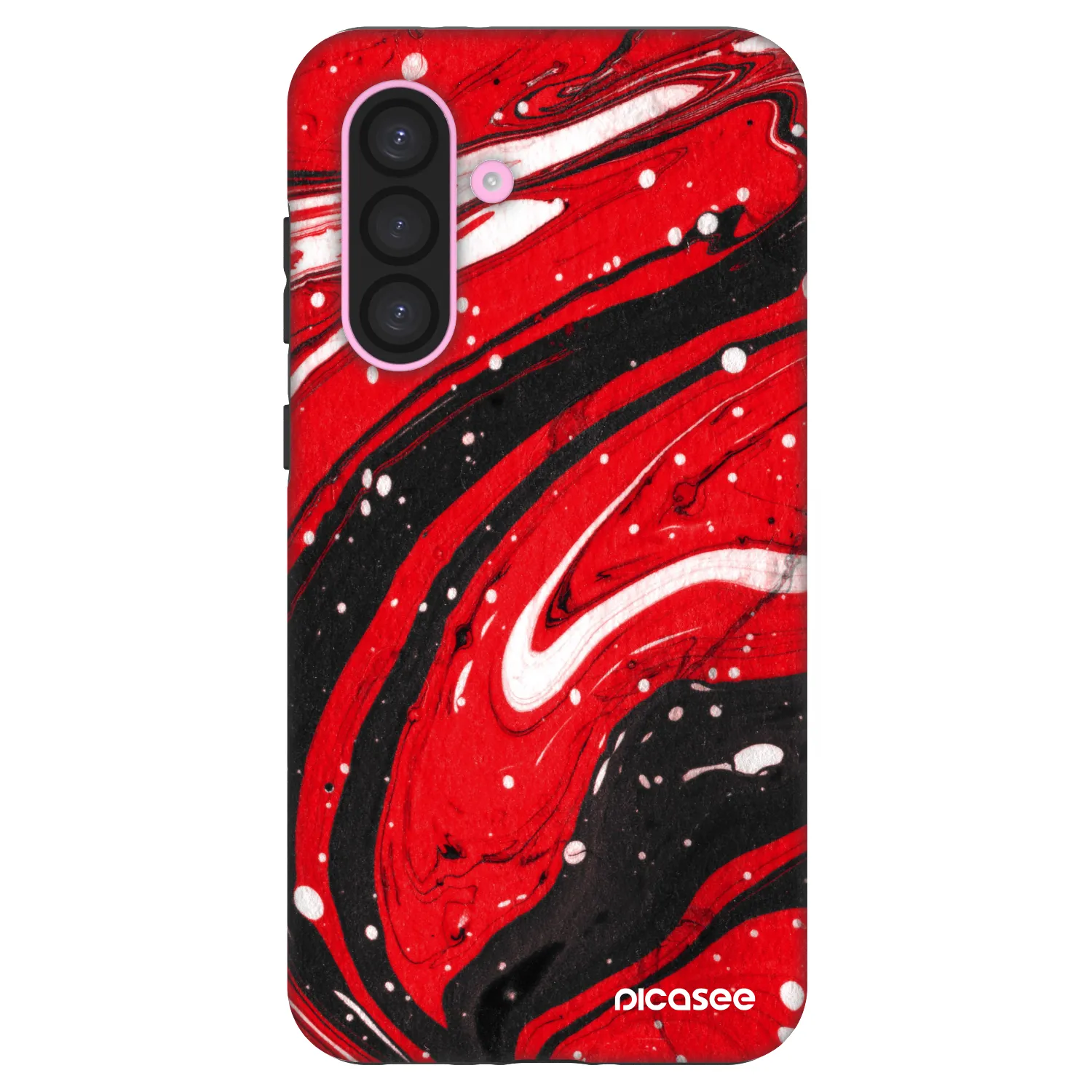 Picasee Fashion Case für Samsung Galaxy A56 5G A566B - Red black