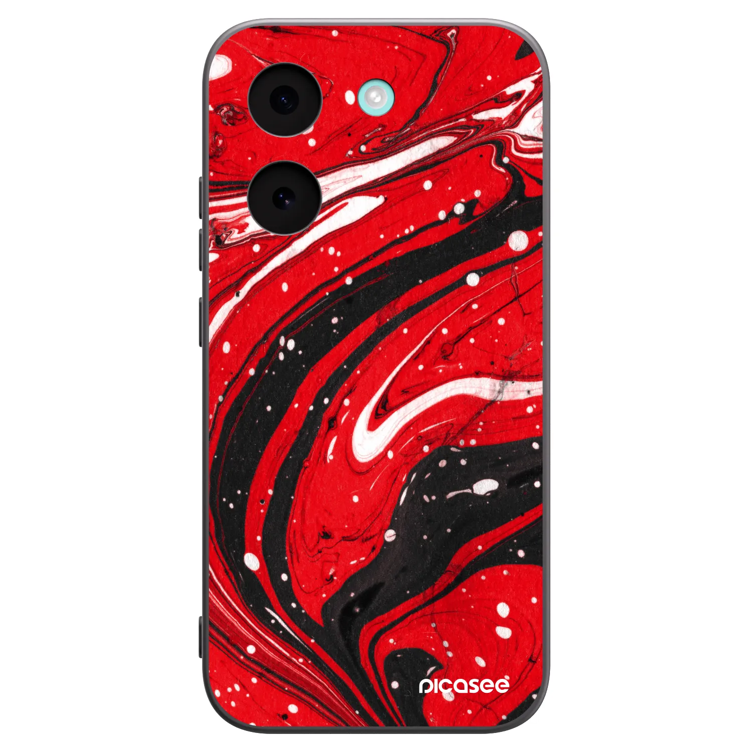 Picasee Xiaomi Poco X8 Pro Hülle - Schwarzes Silikon - Red black