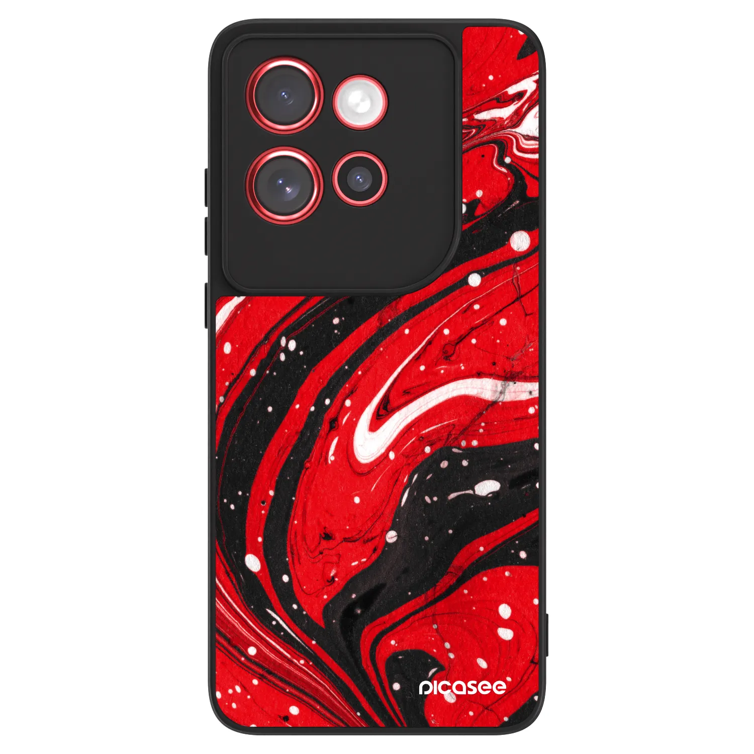 Picasee ULTIMATE CASE für Motorola Edge 60 Neo 5G - Red black