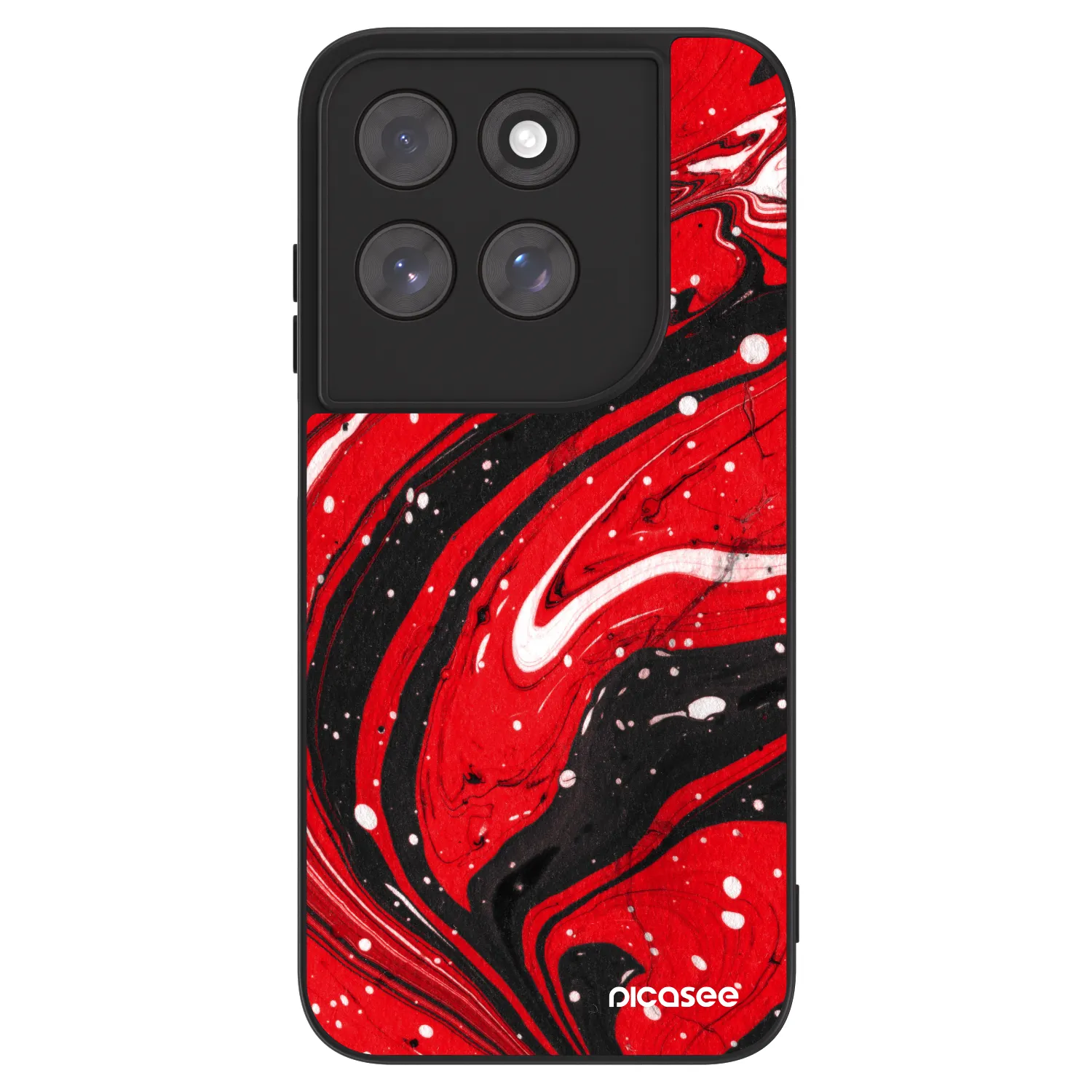 Picasee ULTIMATE CASE für Motorola Moto G77 - Red black