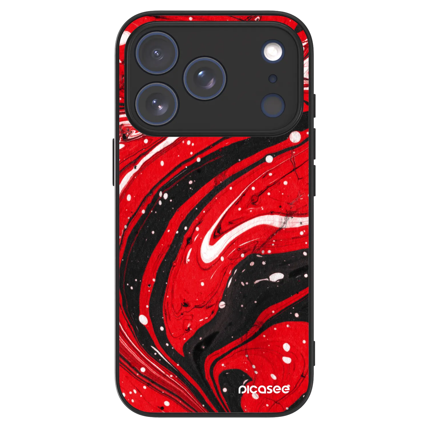 Picasee ULTIMATE CASE MagSafe für Apple iPhone 18 Pro - Red black
