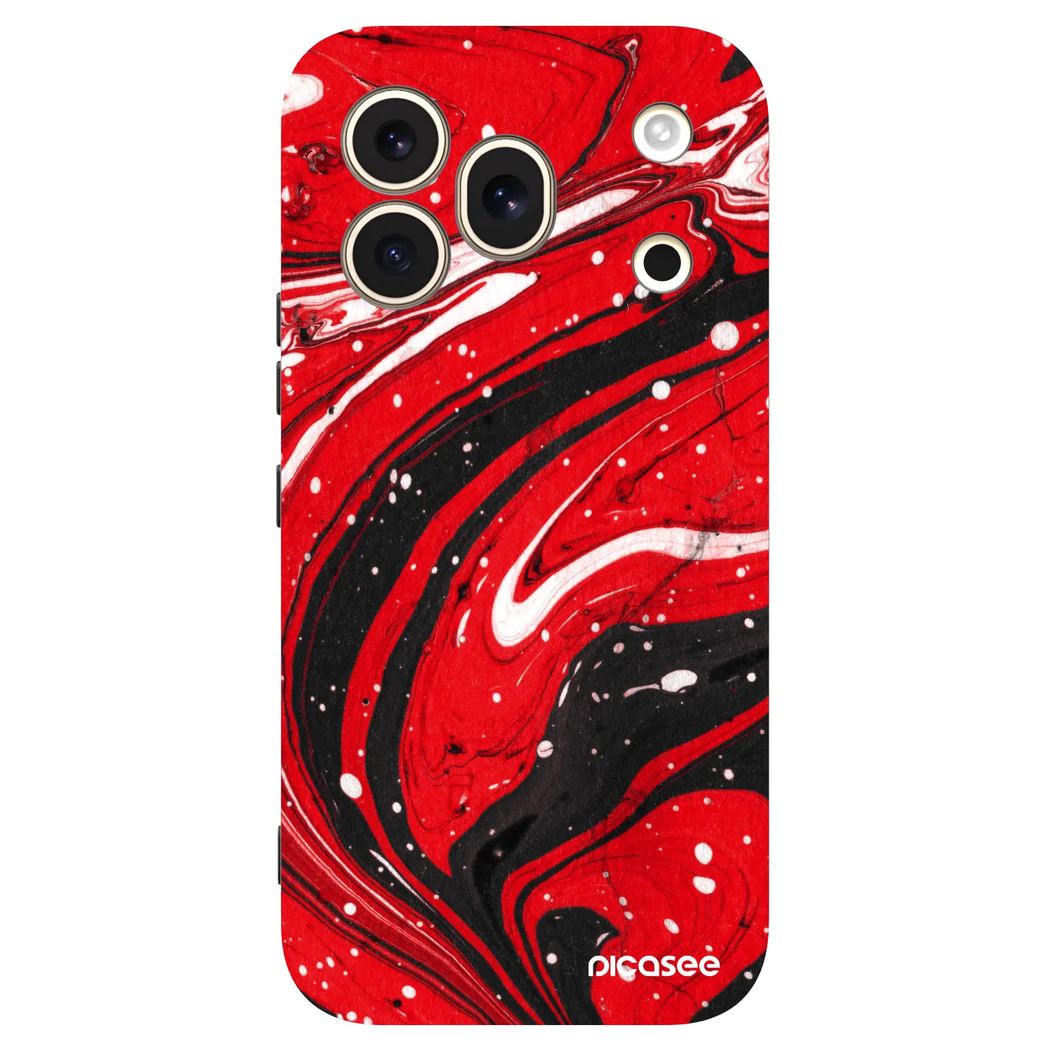 Picasee Honor 600 Pro Hülle - Schwarzes Silikon - Red black