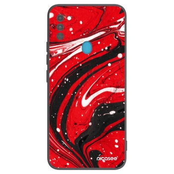 Hülle für Samsung Galaxy M11 - Red black