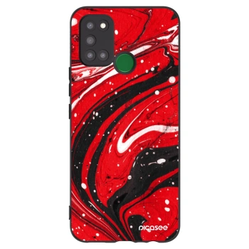 Hülle für Realme 7i - Red black