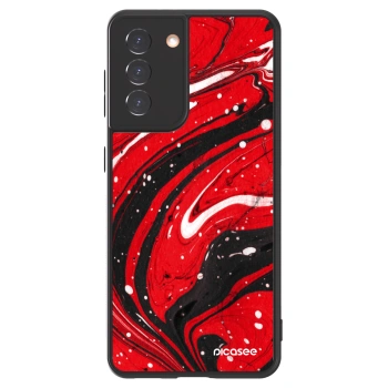 Picasee ULTIMATE CASE für Samsung Galaxy S21 5G G991B - Red black