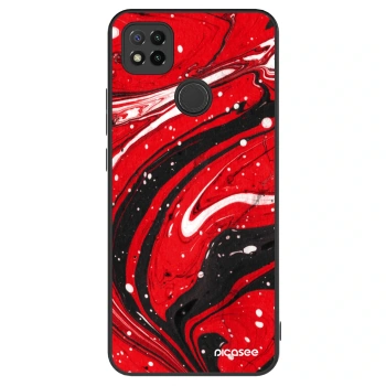 Hülle für Xiaomi Redmi 9C - Red black