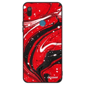 Hülle für Huawei Y7 2019 - Red black