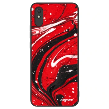 Hülle für Xiaomi Redmi 9A - Red black