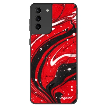 Hülle für Samsung Galaxy S21+ 5G G996F - Red black