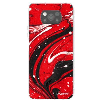 Picasee Xiaomi Poco X3 Pro Hülle - Schwarzes Silikon - Red black