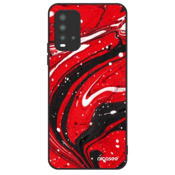 Hülle für Xiaomi Redmi 9T - Red black