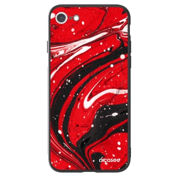 Picasee ULTIMATE CASE für Apple iPhone SE 2020 - Red black