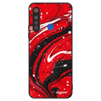 Hülle für Realme 5 - Red black