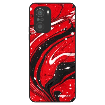 Hülle für Xiaomi Poco F3 - Red black