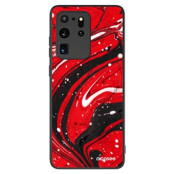Hülle für Samsung Galaxy S20 Ultra 5G G988F - Red black