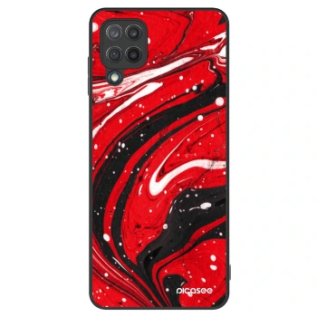 Hülle für Samsung Galaxy M12 M127F - Red black