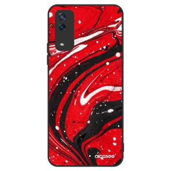 Hülle für Vivo Y11s - Red black