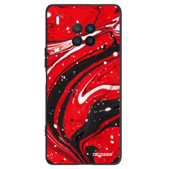 Hülle für Honor 50 Lite - Red black