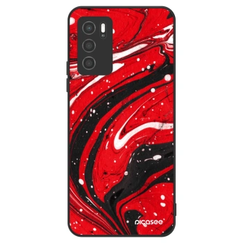 Hülle für OPPO A16 - Red black
