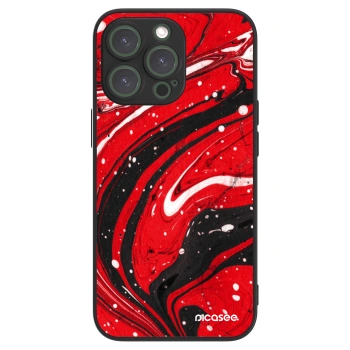 Picasee ULTIMATE CASE MagSafe für Apple iPhone 13 Pro - Red black
