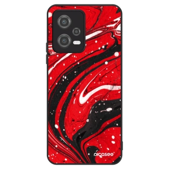Hülle für Xiaomi Poco X5 - Red black