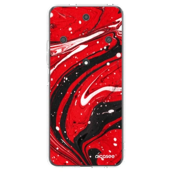 Picasee Honor Magic5 Lite 5G Hülle - Transparentes Silikon - Red black