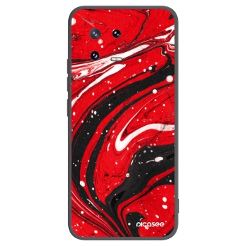 Picasee Xiaomi 13 Pro Hülle - Schwarzes Silikon - Red black