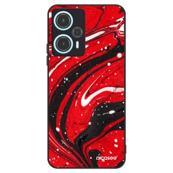 Hülle für Xiaomi Poco F5 - Red black