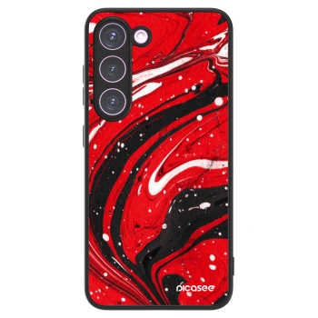 Picasee ULTIMATE CASE PowerShare für Samsung Galaxy S23 5G - Red black