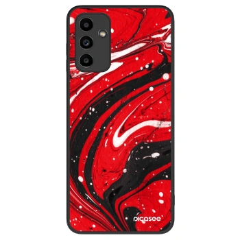 Hülle für Samsung Galaxy A04s A047F - Red black