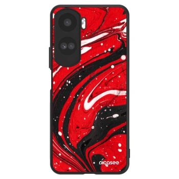 Hülle für Honor 90 Lite 5G - Red black
