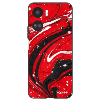 Picasee Honor 90 Lite 5G Hülle - Schwarzes Silikon - Red black
