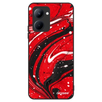 Hülle für Realme C33 (2023) - Red black