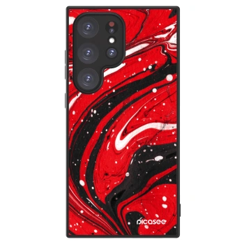 Picasee ULTIMATE CASE PowerShare für Samsung Galaxy S24 Ultra S928B 5G - Red black