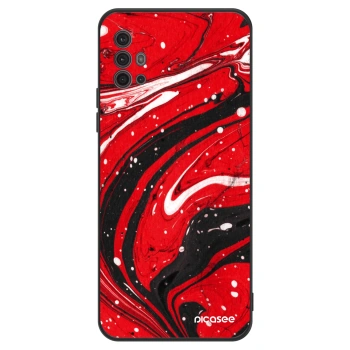 Hülle für Motorola Moto G30 - Red black